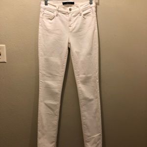 J Brand Skinny White Jeans Size 26